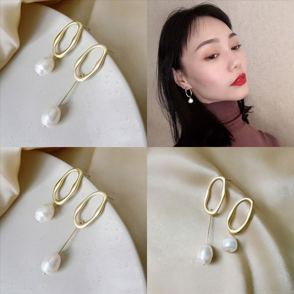 

esjn новая мода серьги ювелирные изделия pave micro whisper женщины кубический циркония высокое качество сексуальные длинные, Golden