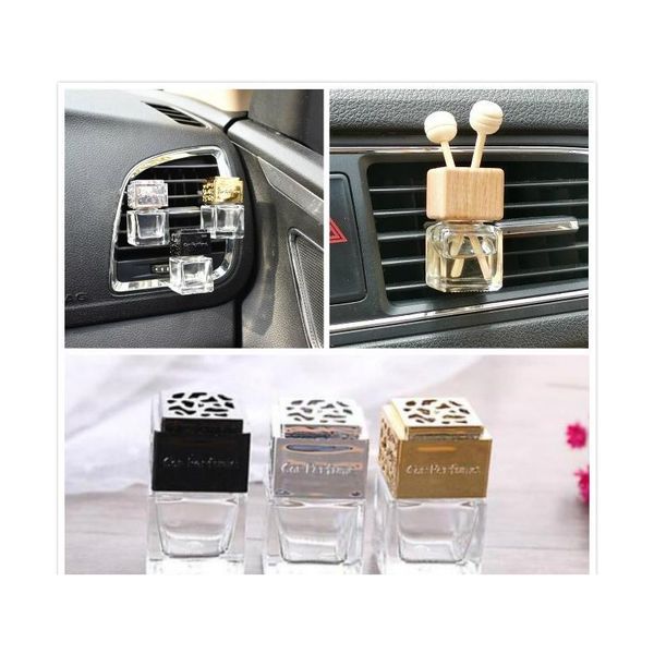 

car perfume empty bottle with clip colorful car perfume bottle for air outlet of mobile air conditioner cars ai jllqdp lajiaoyard