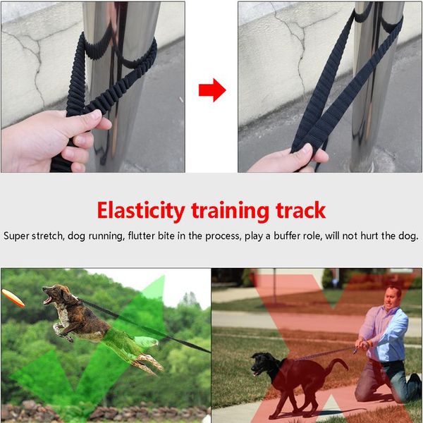 

no-pull dog tracking lead leash special non-slip design pet long strap with soft handle for daily training running wal bbymzl