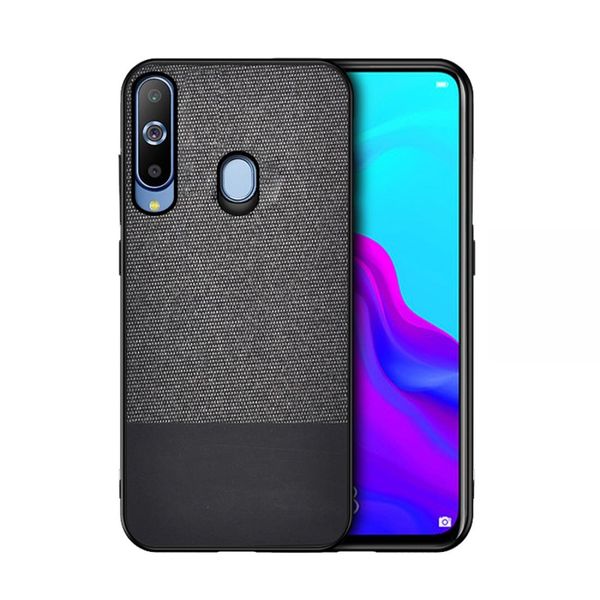 

shockproof splicing pu cloth protective case for galaxy a60