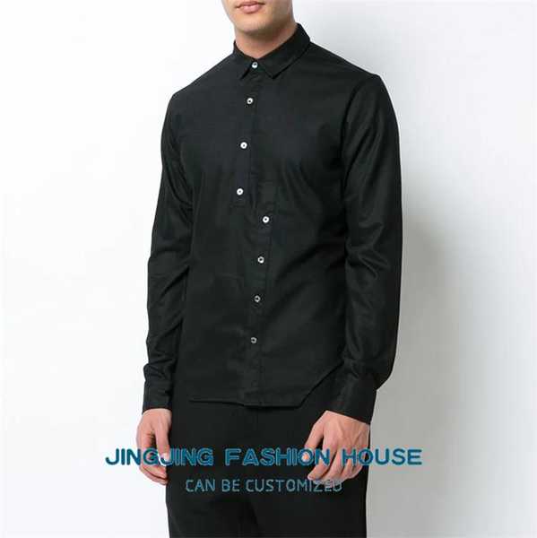 

s-5xlnew style european and american simple fashion loose shirt men thin handsome coat young personality hair stylist shirt1, White;black