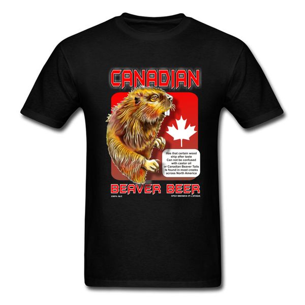 

canadian beaver beer t shirts t shirt black cartoon tshirt funny summer short sleeve tees sport hooded sweatshirt hoodie