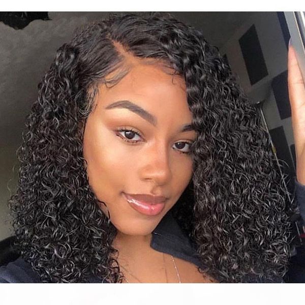 

brazilian baby curly human hair bundles indian peruvian 100% unprocessed human hair wefts natural color 10-28 inch, Black