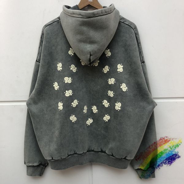 

oversize heavy fabric hoodie men women vintage sweatshirts pullovers, Black