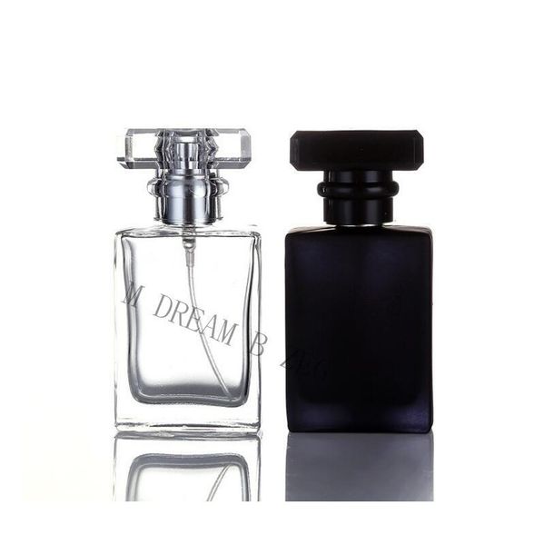 

30ml traveler portable perfume spray bottles empty glass cosmetic containers refillable perfume atomizer resuable perfume bottles