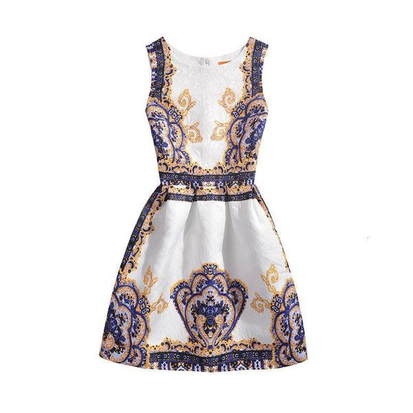 

print vintage short dress a line sleeveless elegant retro dress spring party club mini dress women, Black;gray