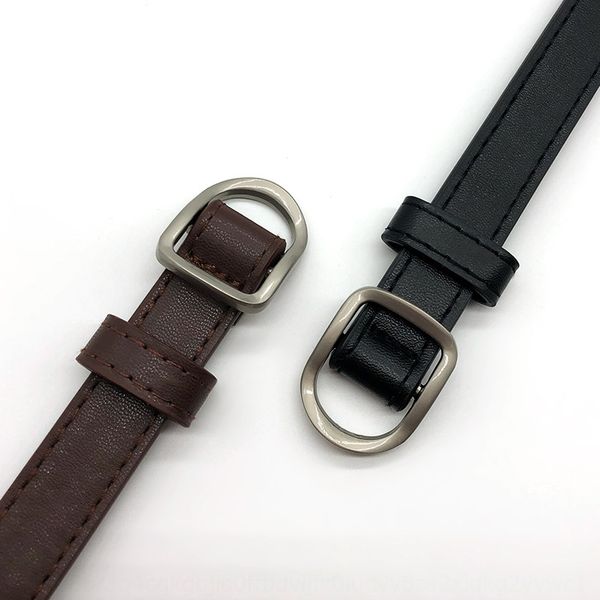 

new ins wind summer women's slim pants no hole korean version summer women's belt simple and versatile student belt no hole tqnzm, Black;brown