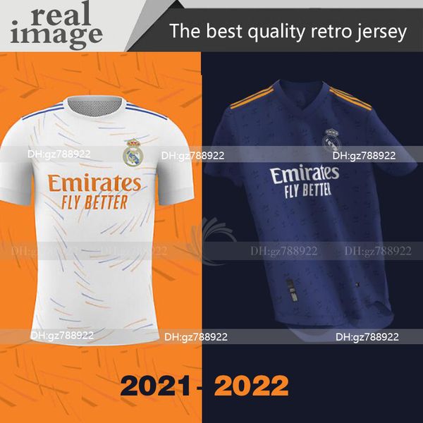 

реальные майкиды мадрид 22 21 футбол джерси опасность hazard sergio ramos benzema vinicius isco james camiseta футбольная рубашка униформа м, Black;yellow