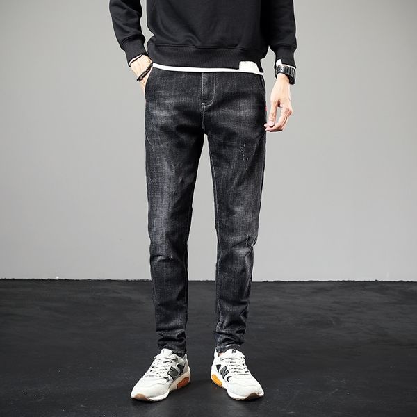 

b3yjx горячие и новые джинсы весна брюки и jeansslim подойдет мужчинам джинсы небольшой прямой jeanspants мужские брюки 8605 zzbz1, Blue