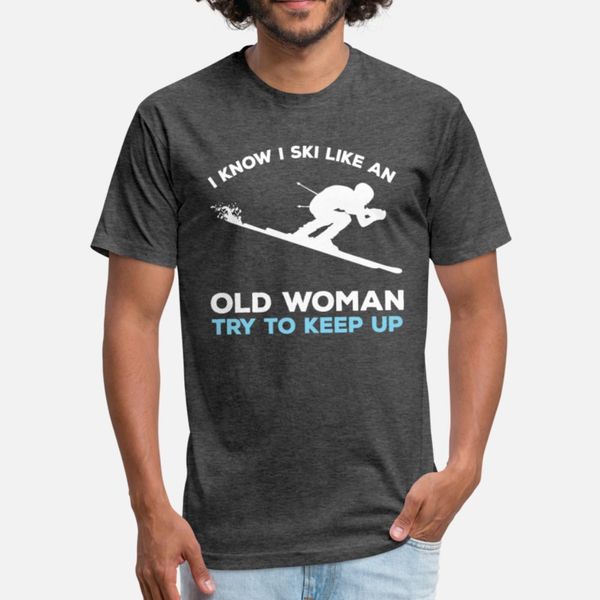 

ski like an old woman funny skier gift designers graphic t shirt funky kawaii white tracksuit hoodie sweatshirt