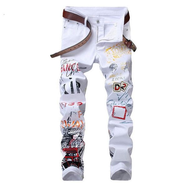 

2020 mens jeans black torn pants fashionable designer jeans style bike motorcycle rock revival jean, Blue