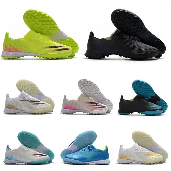 

x пунктирными 0,1 tf inflight обувь белый основной черный металлик золото футбол обувь tf бутсы volt розовый черный королевский синий футбол