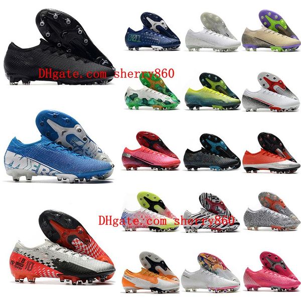 

2020 original soccer cleats mercurial superfly 13 elite ag botas de futbol low cr7 neymar ronaldo mens soccer shoes football boots