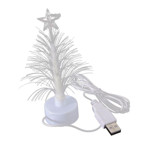 

мини светодиодных рождественской елки night light изменение цвета лампа оптического свет usb подключение фестиваль декорации для спальни тор
