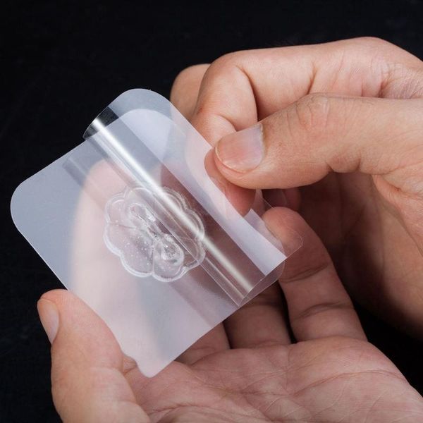 

hooks & rails 4pcs transparent and seamless strong material magic