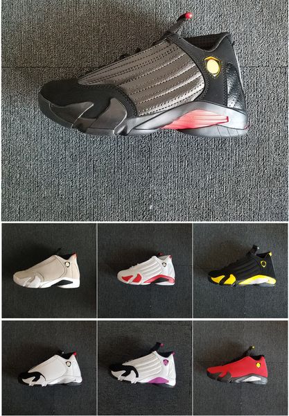 

14s scandy cane basketball last shoes 2020 new men women defining moments black red white sports shoes for sale