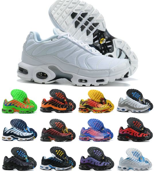 

new designer sneakers tn running shoes tn trainer air plus chaussures requin triple white black metallic grey zapatillas