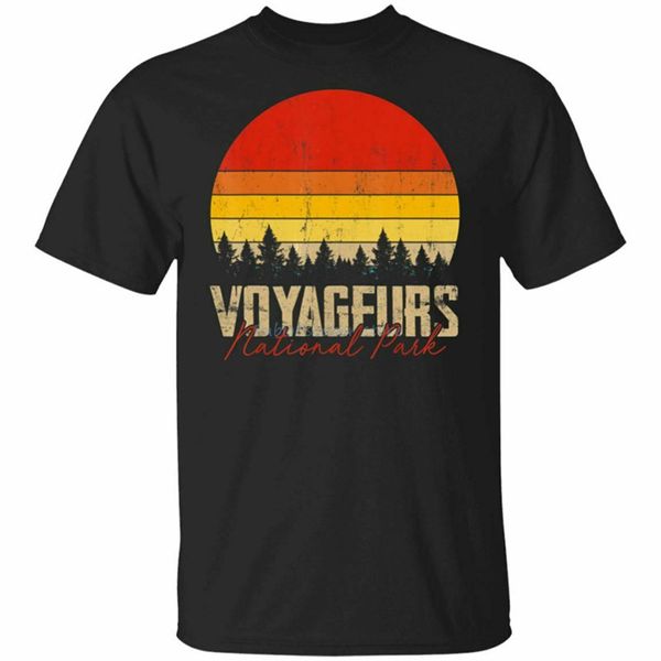 

national park retro souvenir voyageurs black, navy s 5xl summer style casual wear hoodie designers t shirts sweatshirt
