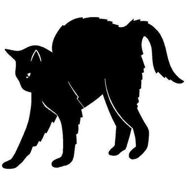 

14.1*11.8cm stretching cat lovely funny cartoon window stickers car styling decoration decal c4-0622