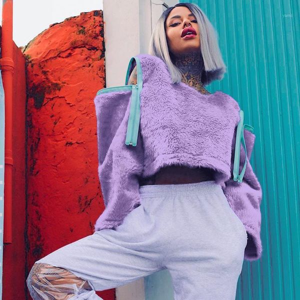 

2020 fall winter new fashion women's sweatershirt sweater pullover jacket long sleeve oneck hollow out shoulder wear clothes1, White;black