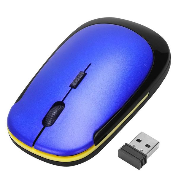 

ultra-slim mini usb wireless optical wheel mouse mice for all lap(blue