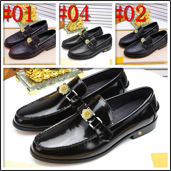 

mens black leather shoes round toe rubber mens dress shoes job lace up mens working shoes