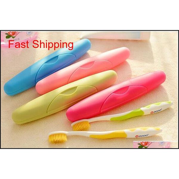 

toothbrush holder bathroom accessories toothbrush case holder camping portable cover qylyvp toys2010