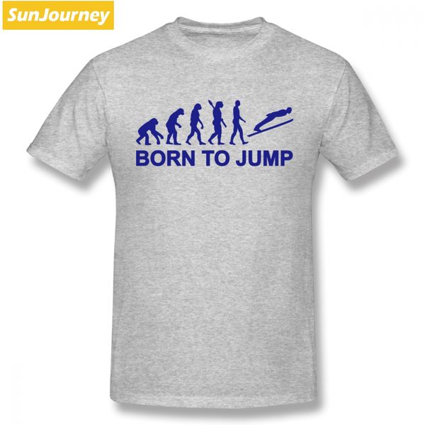 

evolution ski jumping men t shirt dropshipping couple's plus size cotton short sleeve custom mens t shirts sport hooded sweatshirt hood