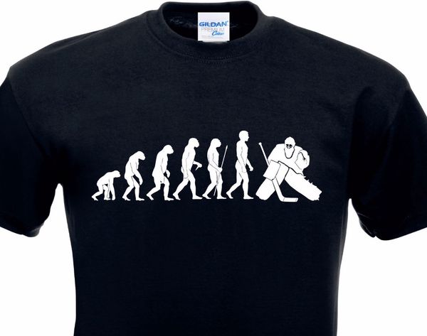 

summer print tee shirt for male evolution t shirt ice eis torwart keeper goalis skate hobby funt tee shirt sport hooded sweatshirt hoodie