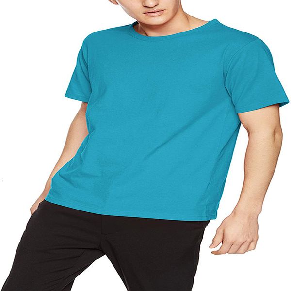 

trendy casual street round neck short sleeve men's t-shirt, White;black