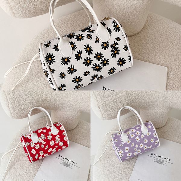 

женская 2020 лето осень новый корейский цилиндр небольшой маргаритки печати подушка одиночный мешок bagmobile телефон bagshoulder наклонить