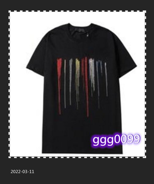 

men t shirt designer women trend men's casual embroidery street ladies breathable short sleeves luxury wholesale high-quality 100% cott, White;black