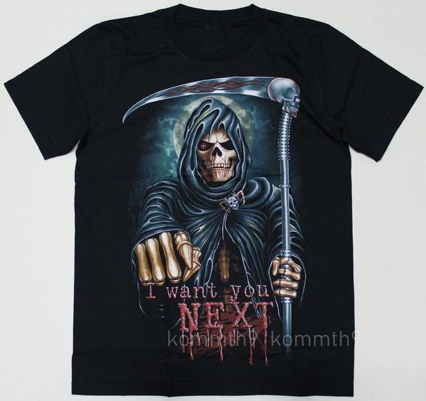 

angel of death grim reaper scythe t-shirt size m l xl 2xl harajuku tee shirt sport hooded sweatshirt hoodie