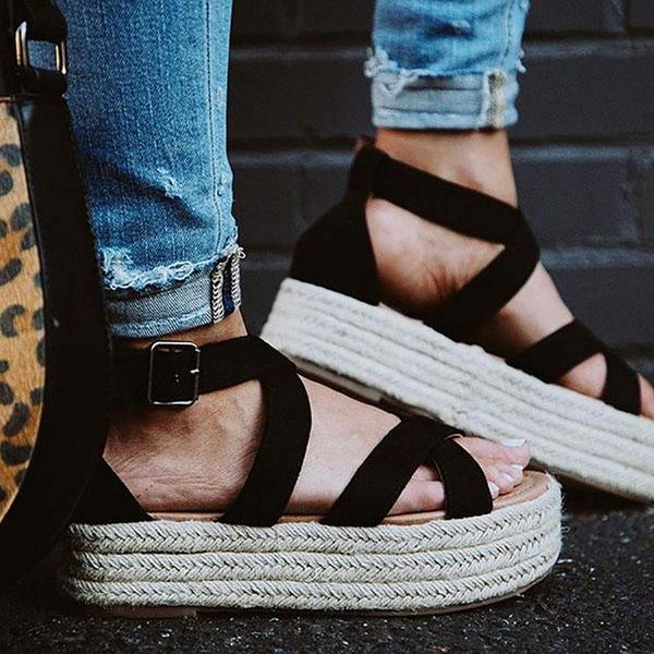 

drop shipping 2020 torridity флоп chaussures sandalia feminina женщин сандалии s обувь насосы пяток сандалии, Black