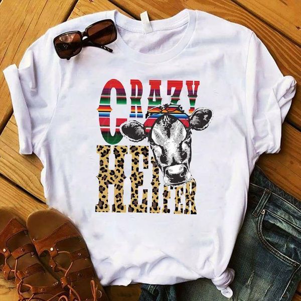 

women lady t shirt funny heifers be trippin printed tshirt ladies tee shirt women female clothes graphic t-shirt, White