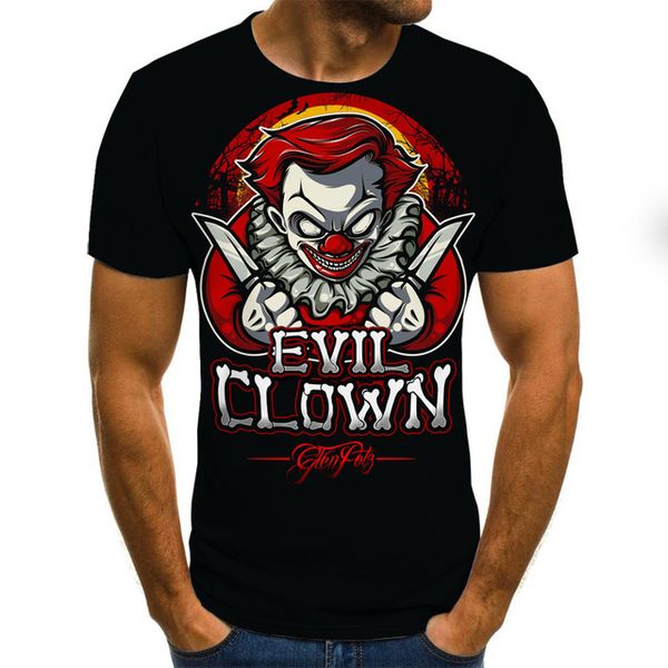 

new 3dt street print black white high colorful 3d print shirts aesthetic funny horror men clothing