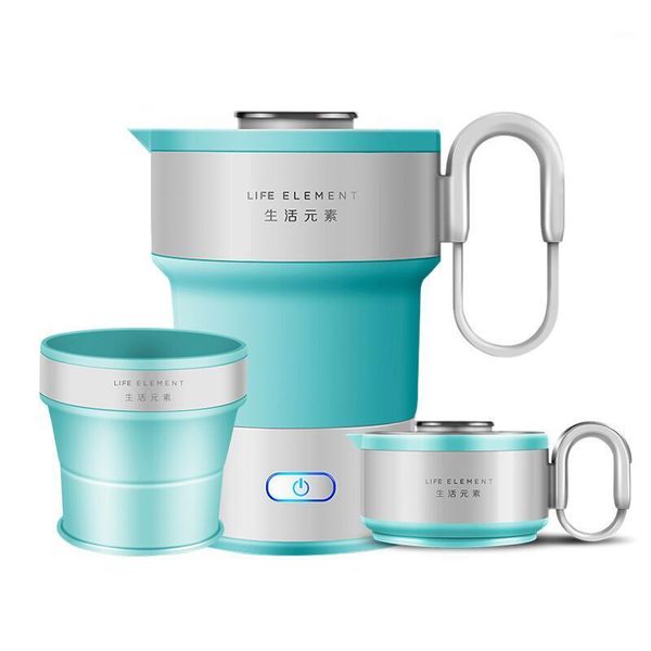 

0.6l silica gel foldable electric kettle power off automatically anti-mini electric teapot household kitchen appliances1