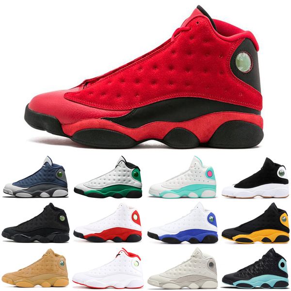 

hipping flint 13 13s jumpman men women basketball shoes wheat cap and gown lucky green grey to bred mens trainers sports sneakers