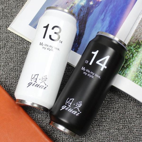 

termos flask bottle mini thermo cup mug vacuum flasks stainless steel creative beverage cans with straw thermos water bottle wmtruz xhlove