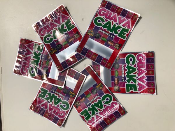 

guava cake pink green reusable ziplock bags smell proof bags local 3.5-7g mylar bags empty bag wmtusj comb2010
