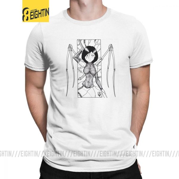 

s battling angel alita gunnm comic movie anime funny short sleeves tees crew neck white sport hooded sweatshirt hoodie men t shirt