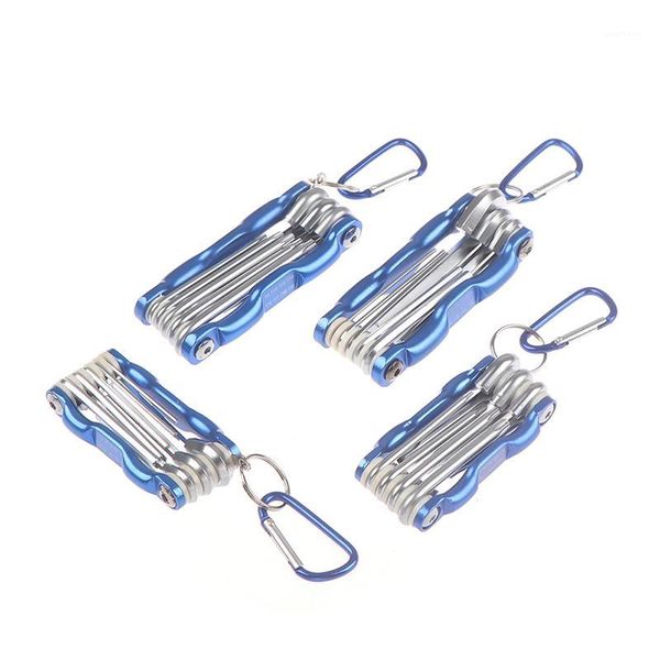 

folding portable hexagonal wrench set hex screwdriver wrenches hand tools1