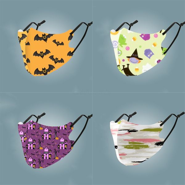 

face masks supplies dustproof print designer mask universal for men and women#952, Black