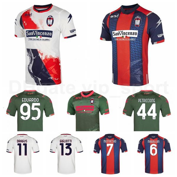 

20 21 soccer crotone jersey simy messias riviere magallan luperto petriccione dragus benali eduardo nwankwo molina reca football shirt kits, Black;yellow