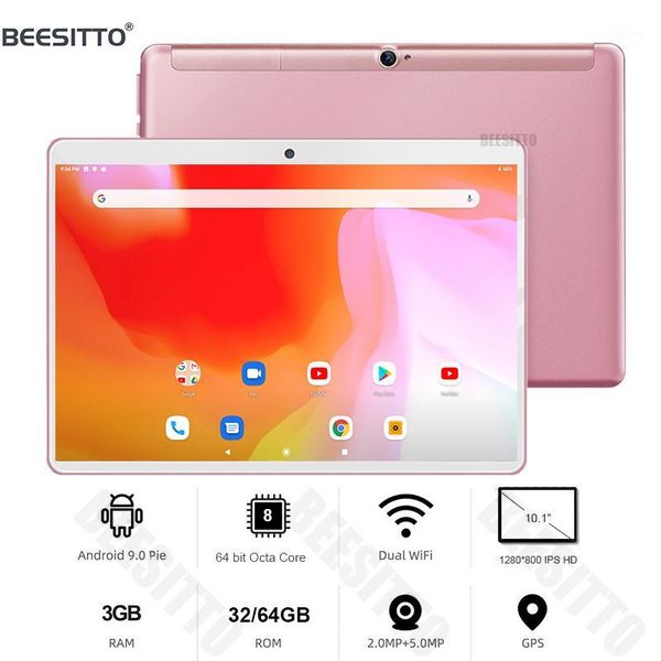 

2020 global version 10 inch tablet pc 3gb ram 64gb rom 1280*800 ips dual sim card 4g lte network 5g wifi octa core android 9.01