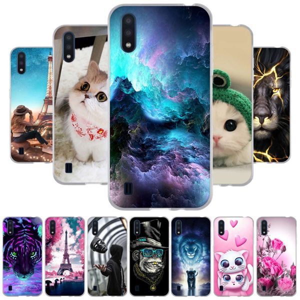 

bgrfgalaxy silicone protective complete soft back samsung a01 mobile phone cover sm-a015 bumperswza
