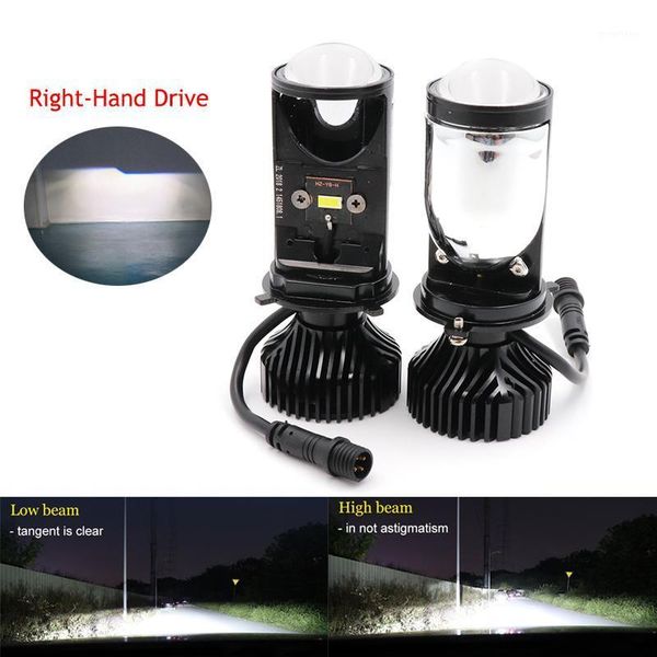 

12v24v 20000lm canbus 90w/pair lamp h4 led mini projector lens automobles bulb conversion kit hi/lo beam car headlight1