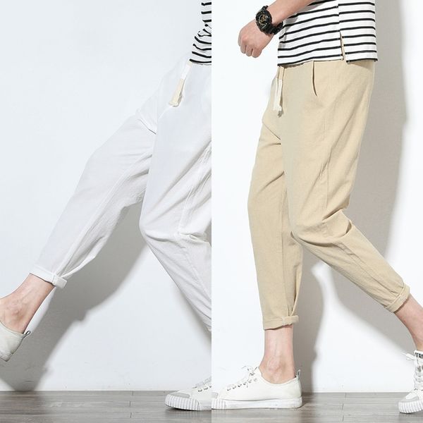 

oxuqa мужской студент гарем pantsslim capriss caprisshorts7-точка leggingssports мужского leggingssports узкие брюки плотно pantsharem pants, Blue