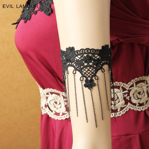 

swwqm ggotj tassel armband belly dance square dancer flower accessories new elastic accessories arm chain accessory at-41 black, Golden;silver