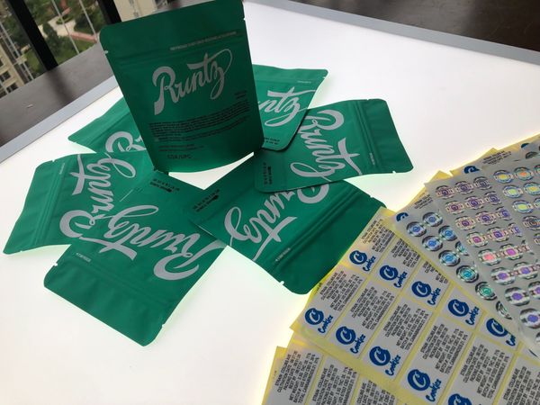 

mylar mylar bags пустая 3.5g hologram наклейки сумка matt и 3.5gram упаковочная этикетка back bag драйвные одиноки местный runtz зеленый sqc